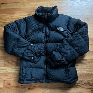 The North Face Nuptse down feathers 700 black puffer jacket Retro 96 women’s XS
